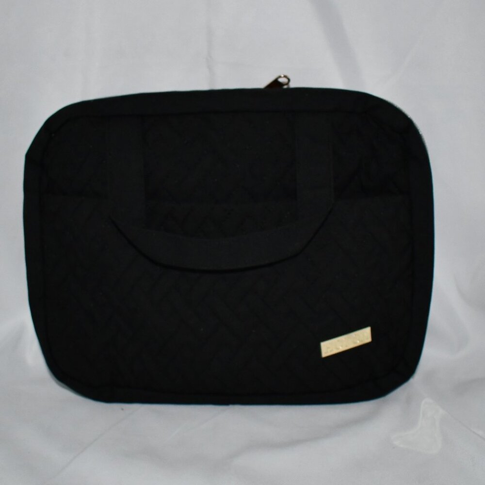 HOTOR Travel Toiletry Bag w/Hanging Hook Large in Black NEW